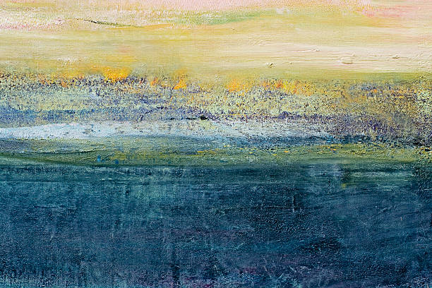 istock Abstract painted green and blue art backgrounds. 173553205