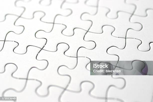 Vuoto Puzzle - Fotografie stock e altre immagini di Rompicapo - Rompicapo, Affari, Bianco