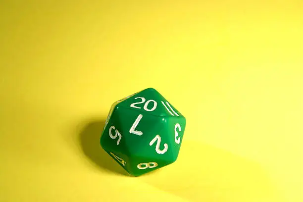 Twenty (20) sided die