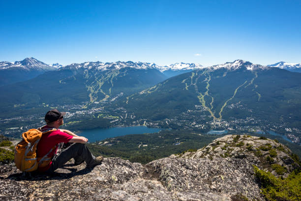 istock Man hiking in Whistler 1735541098