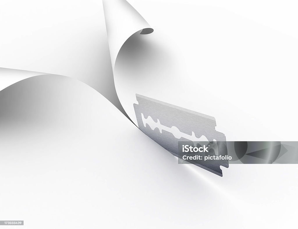 Stay Sharp, cutting edge "cutting edge, sharp razor cutting its way through..Other cracks_n_crash.." Razor Blade Stock Photo