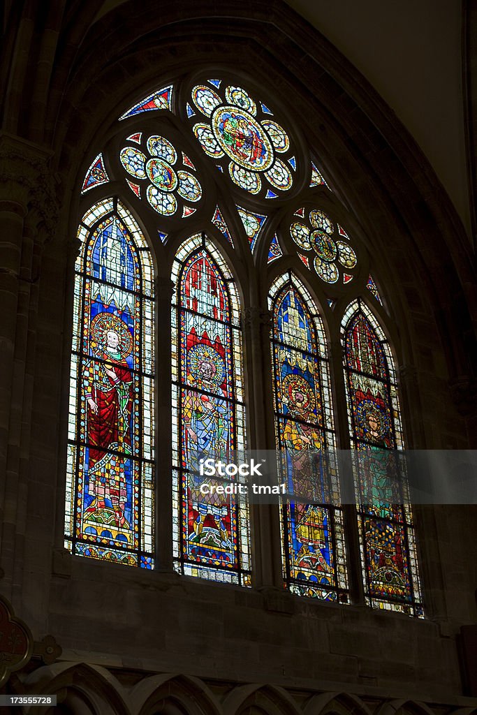 Cathédrale de fenêtre - Photo de Arc - Élément architectural libre de droits