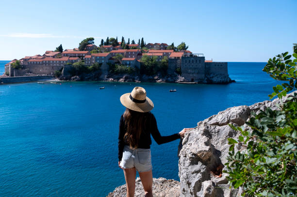 istock Sveti Stefan, Budva, Montenegro. 1735558620