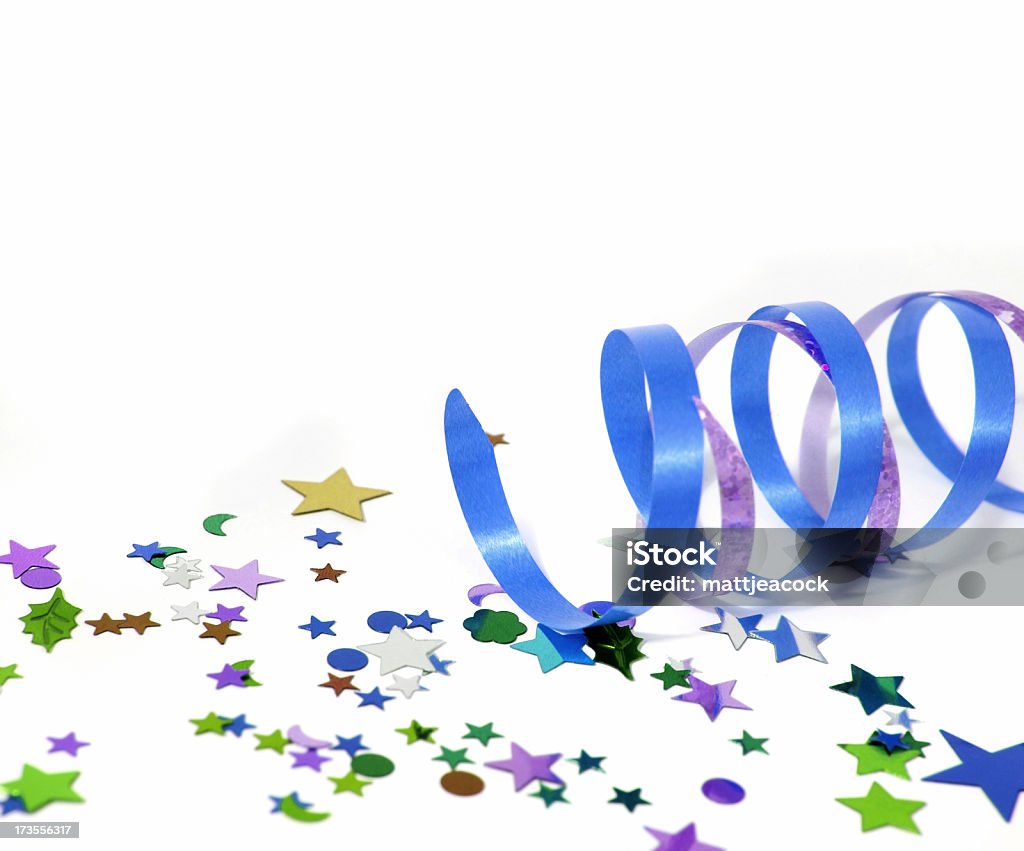 Tempo de festa - Foto de stock de Confete royalty-free