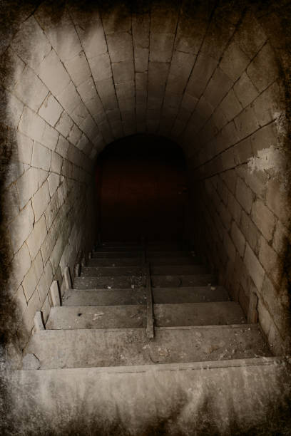 istock Spooky Stairway to Dark Cellar 173556997