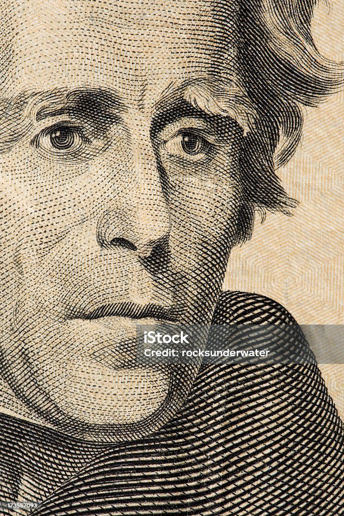 Jackson una da 20 dollari canadesi - Foto stock royalty-free di Andrew Jackson - Presidente degli Stati Uniti