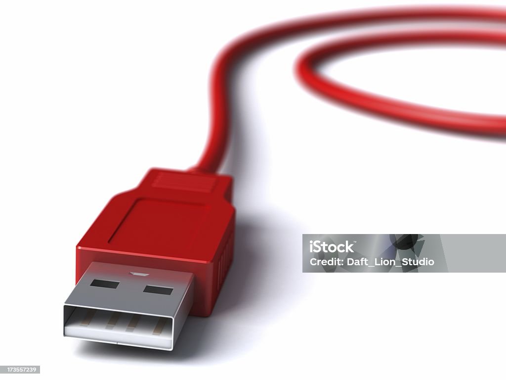 Kabel USB - Zbiór zdjęć royalty-free (Ilustracja)