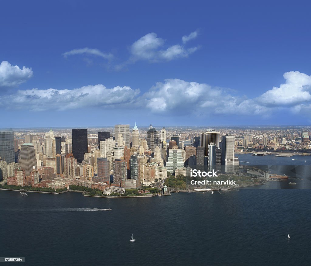 Aerial View of Lower Manhattan Aerial View of Lower Manhattan, New York.  Aerial View Stock Photo