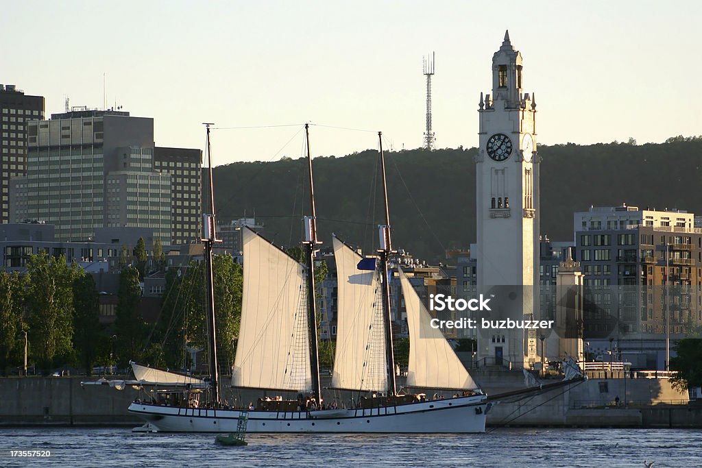 Sail Boat in old Montreal  Awe Stock Photo