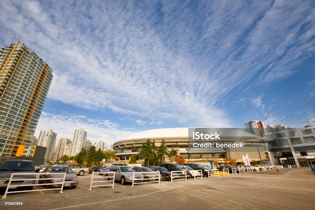 Vancouver BC Place Stadium - Royalty-free Estacionamento de Carros Foto de stock