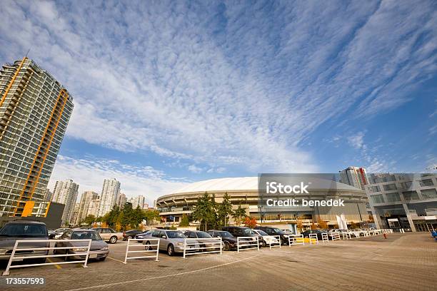 Vancouver Bc Place Stadium - Fotografias de stock e mais imagens de Estacionamento de Carros - Estacionamento de Carros, Estádio, Futebol Americano