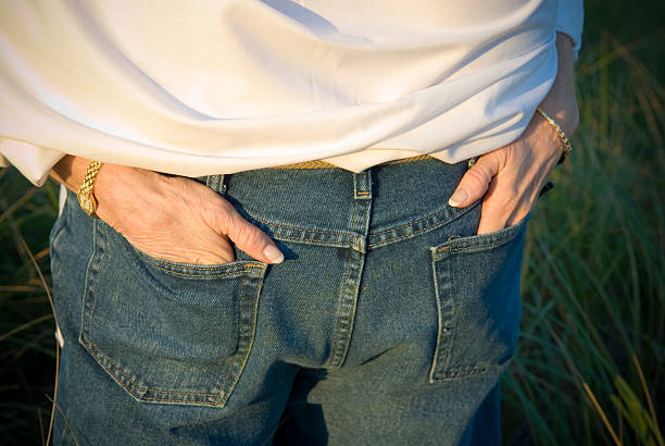 Hands in Pockets stock photo