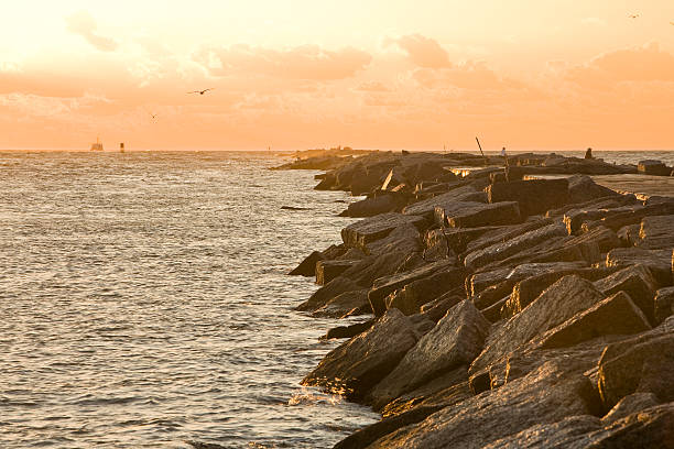 jetty - foto de acervo