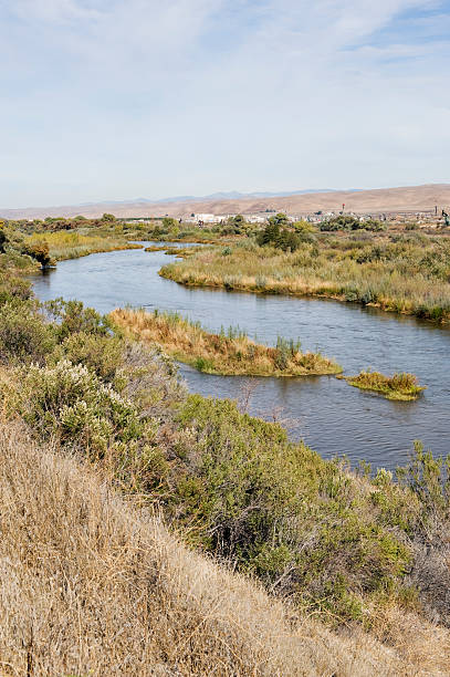 istock San Antonio River and Oil  Field 173558862