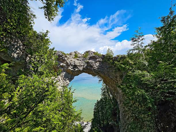 Arch Rock On Mackinac Island