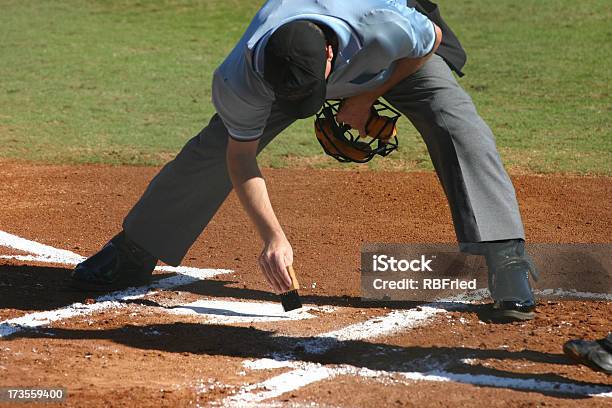 Vista Panorámica De La Placa Foto de stock y más banco de imágenes de Béisbol - Béisbol, Pelota de béisbol, Juegos