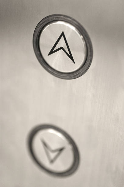 arriba y abajo - ascensor botones fotografías e imágenes de stock