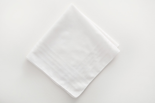 white napkin, similar subject:
