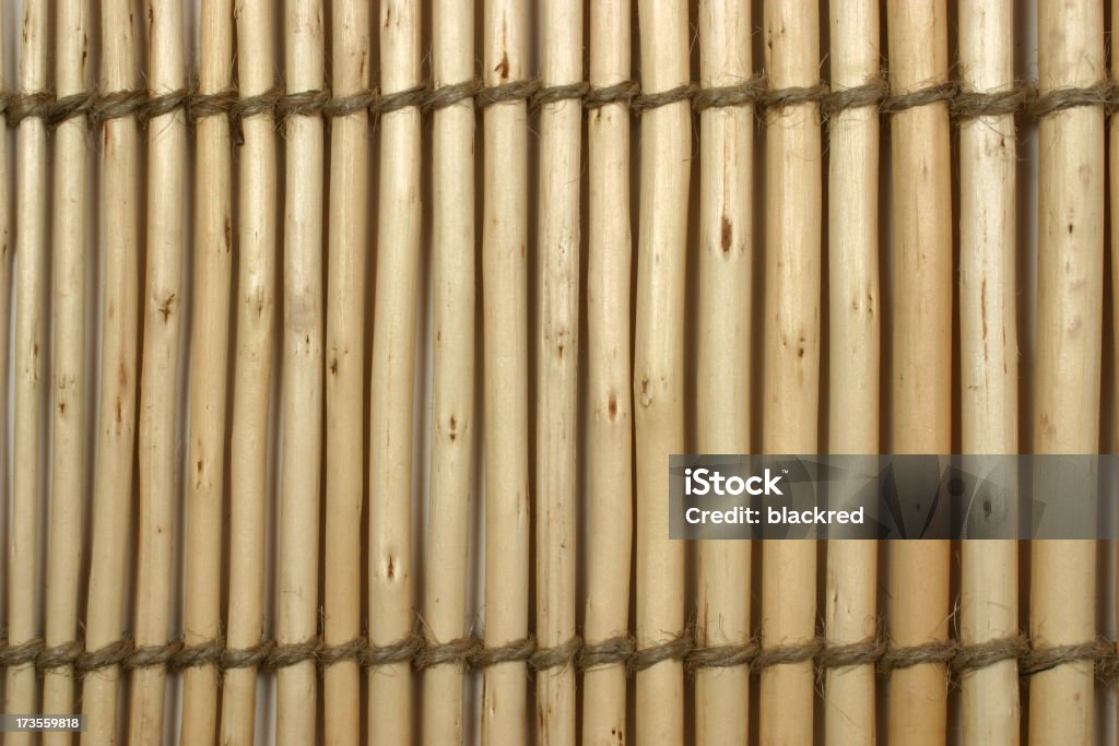 Wooden Stick Pattern Close up of wooden stick mat.Similar images - Backgrounds Stock Photo