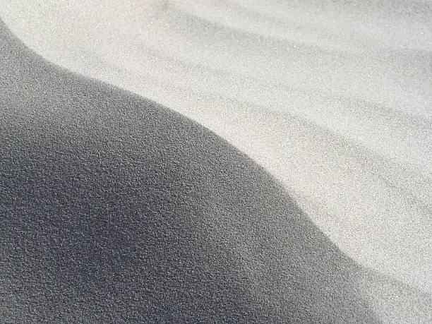 Photo of curve of sand