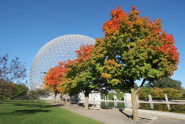 Montreal Biosphere Park  buzbuzzer montreal city stock pictures, royalty-free photos & images