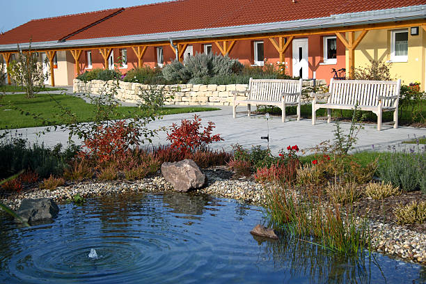Gazebo in garden