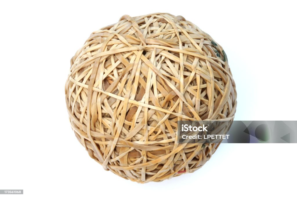 Rubber Band Ball Boredom Stock Photo