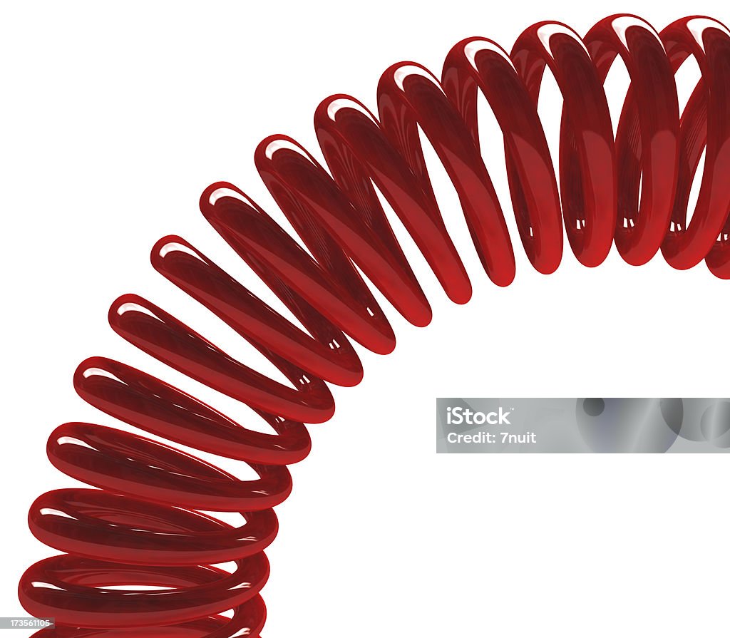 3 D rojo de curva - Foto de stock de Muelle - Objeto fabricado libre de derechos