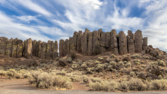 Feathers Rock Formation at Frenchmans Coulee in Central Washington