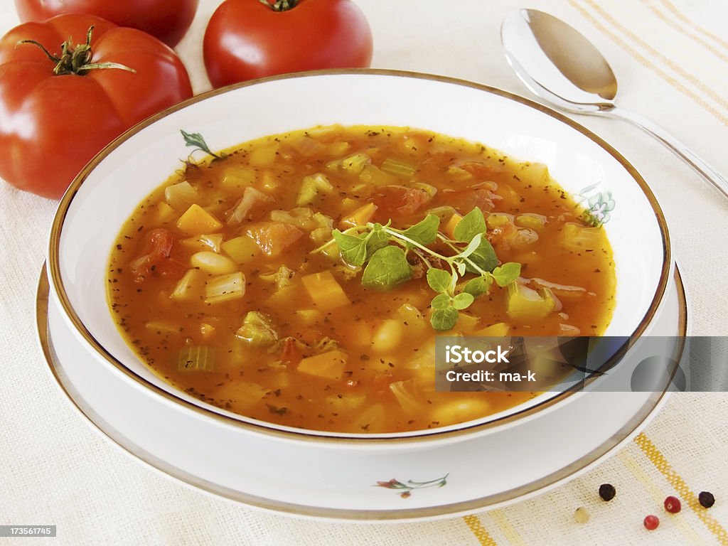 Sopa de verduras - Foto de stock de Alimentos cocinados libre de derechos