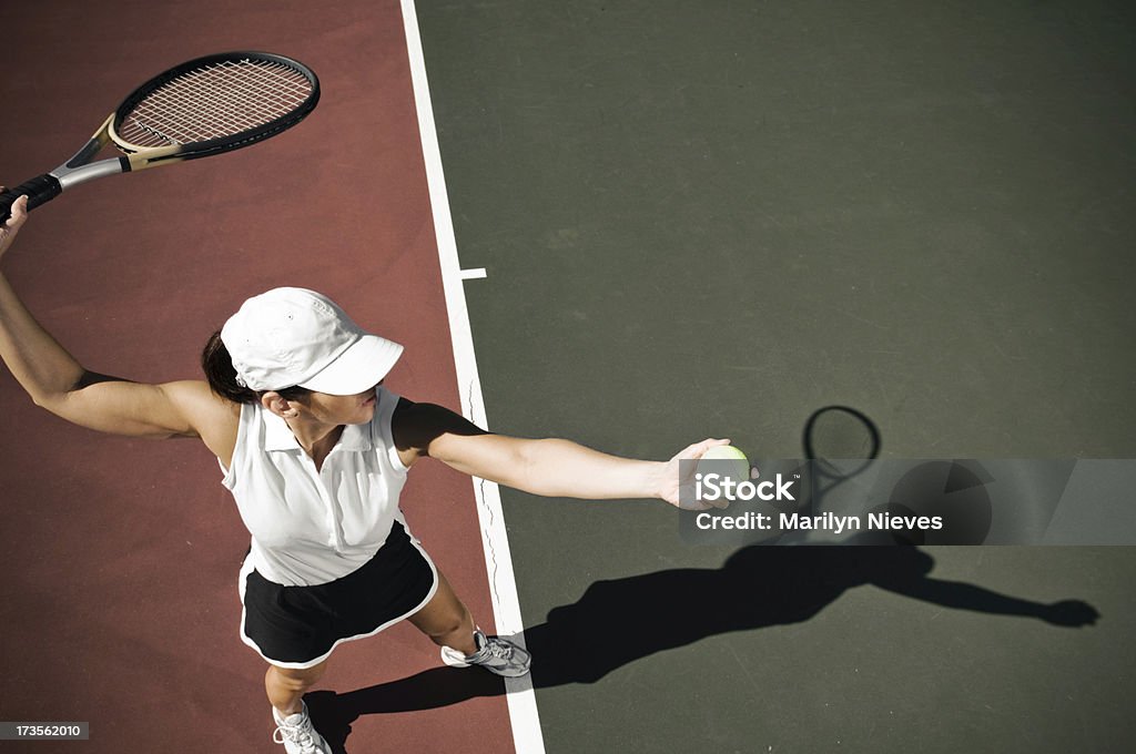 Dojrzałe Tenis player - Zbiór zdjęć royalty-free (Tenis)