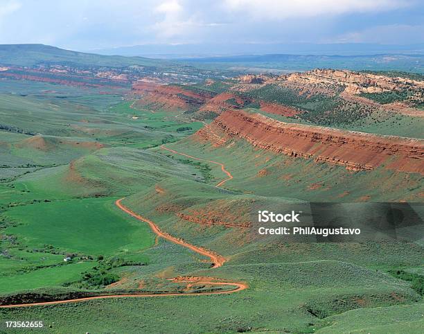 Red Canyon Near Lander Wy Stock Photo - Download Image Now - Agricultural Field, Agriculture, Canyon