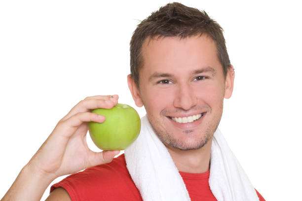 Healthy man stock photo