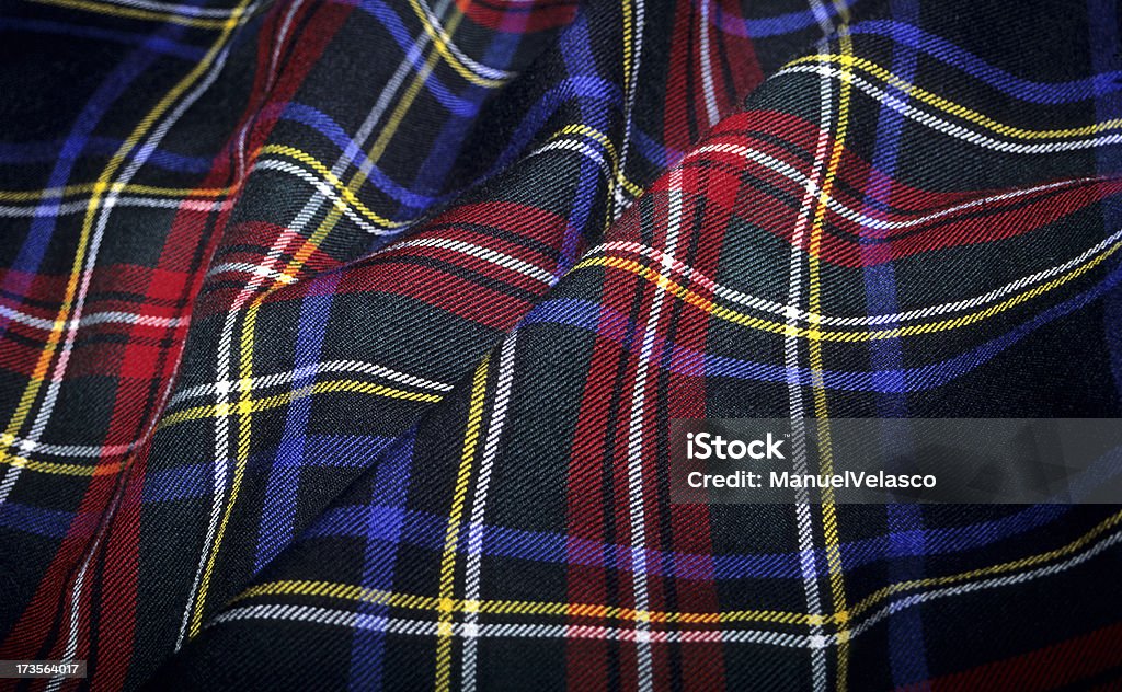 Tecido Tartan escocês - Foto de stock de Conceito royalty-free