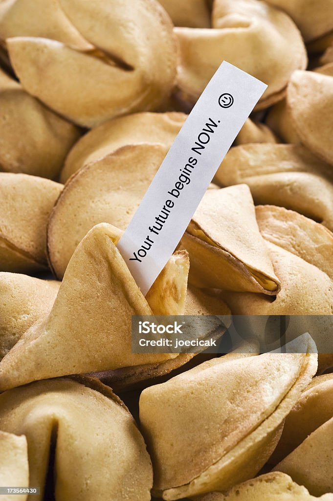 Cookies da sorte - Foto de stock de Alimentação Não-saudável royalty-free