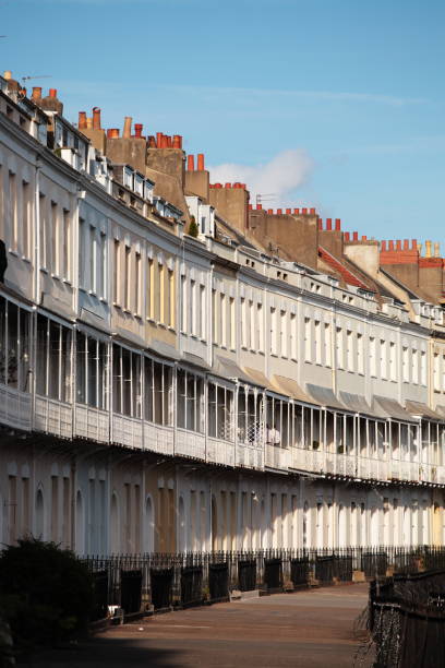 istock Georgian Terraced House Crescent 173565435