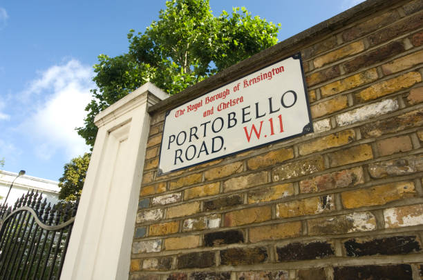 Portobello Portobello street sign in West LondonPlease view other related images of mine notting hill stock pictures, royalty-free photos & images