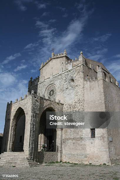 Foto de Chiesa Matrice De Erice Sicília e mais fotos de stock de Anos 1300 - Anos 1300, Arcaico, Arquitetura