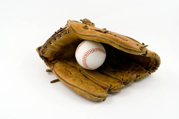 istock Baseball glove Closing with Ball 173566110