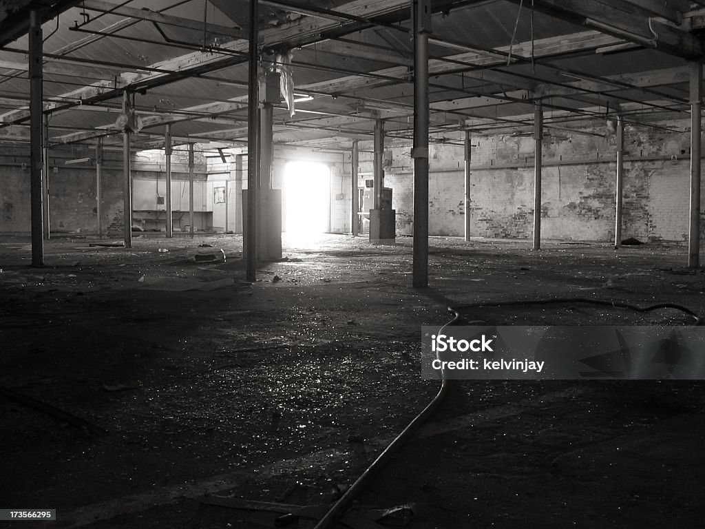 Abandonado de almacén - Foto de stock de Sector de la construcción libre de derechos