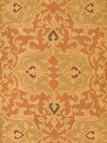 Paper background with Islamic, Oriental Design.
