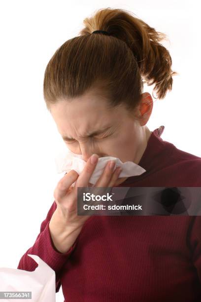Big Sneeze — стоковые фотографии и другие картинки Аллергия - Аллергия, Болезнь, Бумажный носовой платок