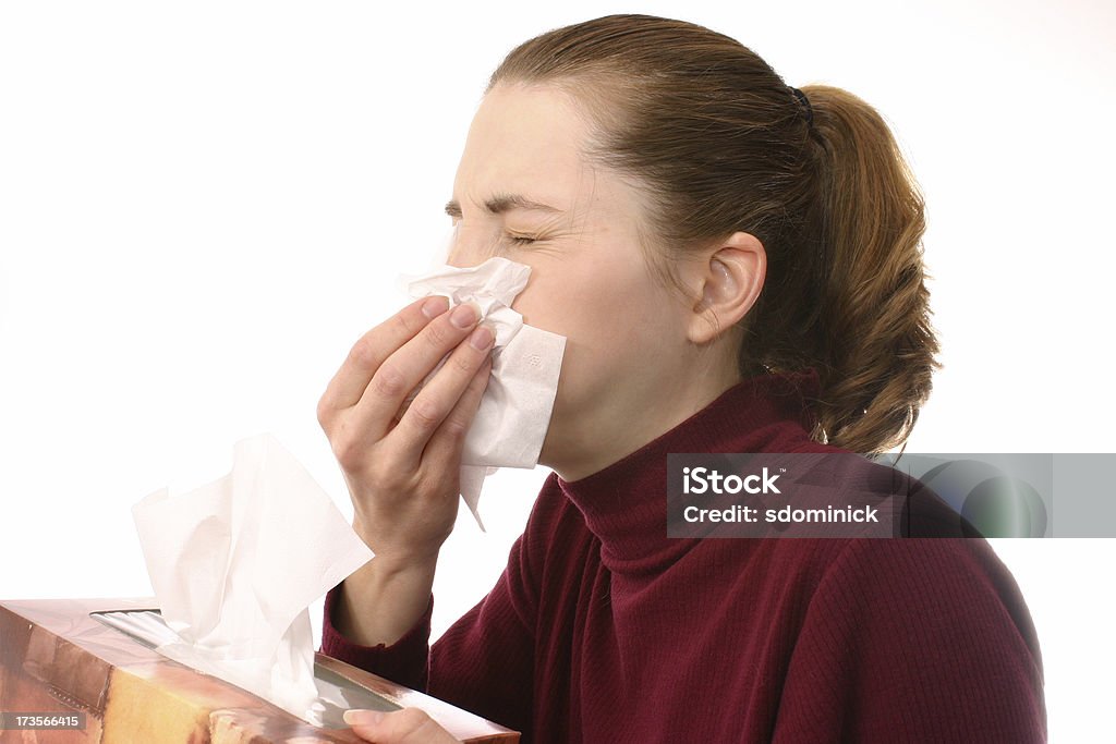 Bad Cold  Box - Container Stock Photo