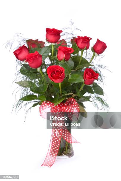 Red Roses Stock Photo - Download Image Now - Dozen Roses, Anniversary, Bouquet