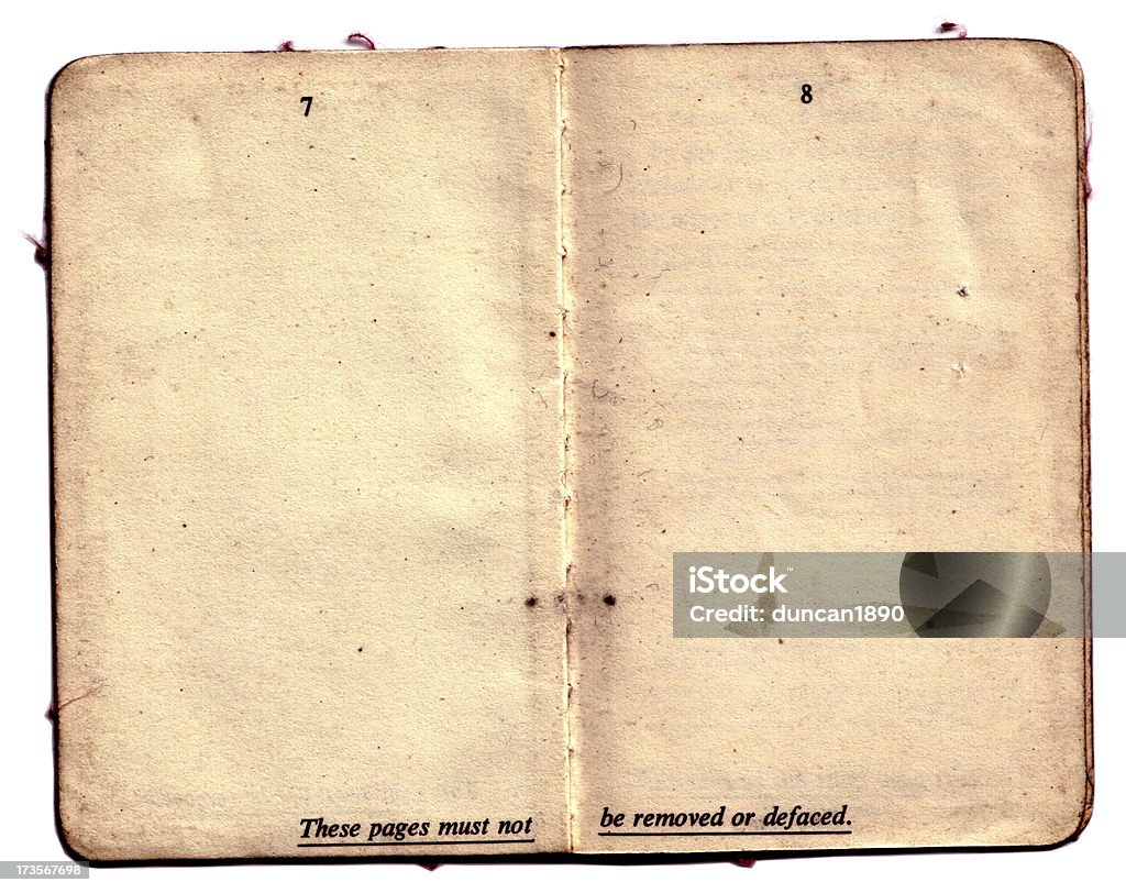 Note Book High resolution image of the blank pages from an old note book.You can more images like this in my Book Stock Photo