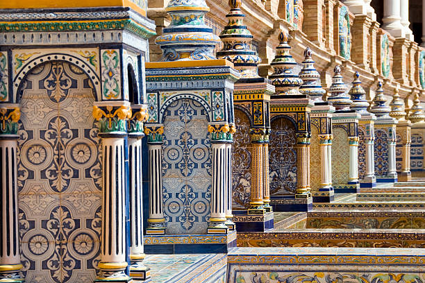 タイル張り - seville andalusia spain pattern ストックフォトと画像