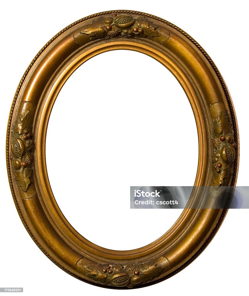 Cadre ovale - Photo de Antiquités libre de droits