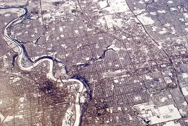 Edmonton, Alberta viewed from west