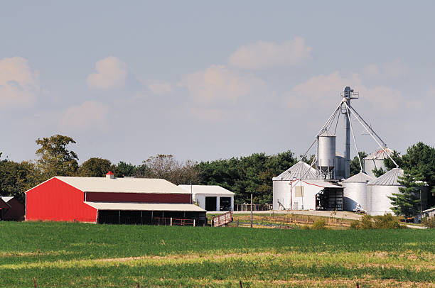 istock Indiana Farm Barn and Silo 173569472