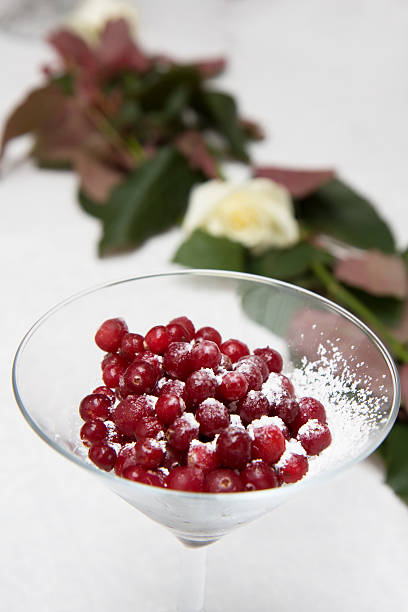 Postre de arándano - foto de stock